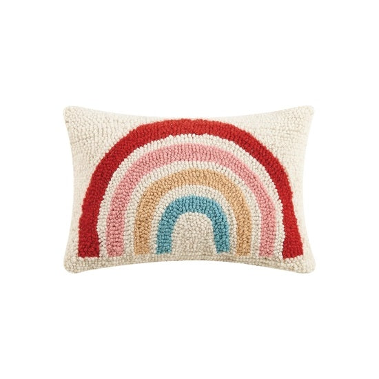 WHITE RAINBOW HOOK PILLOW PILLOW - Kingfisher Road - Online Boutique