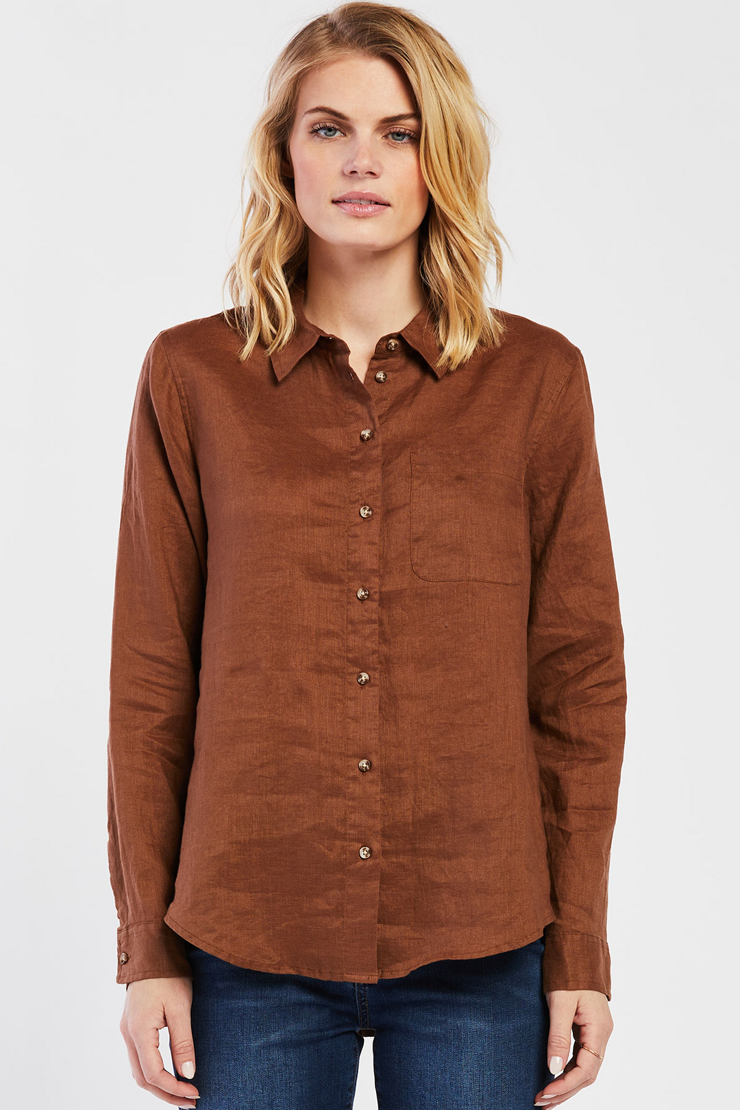 BELLE TOP - BROWN - Kingfisher Road - Online Boutique
