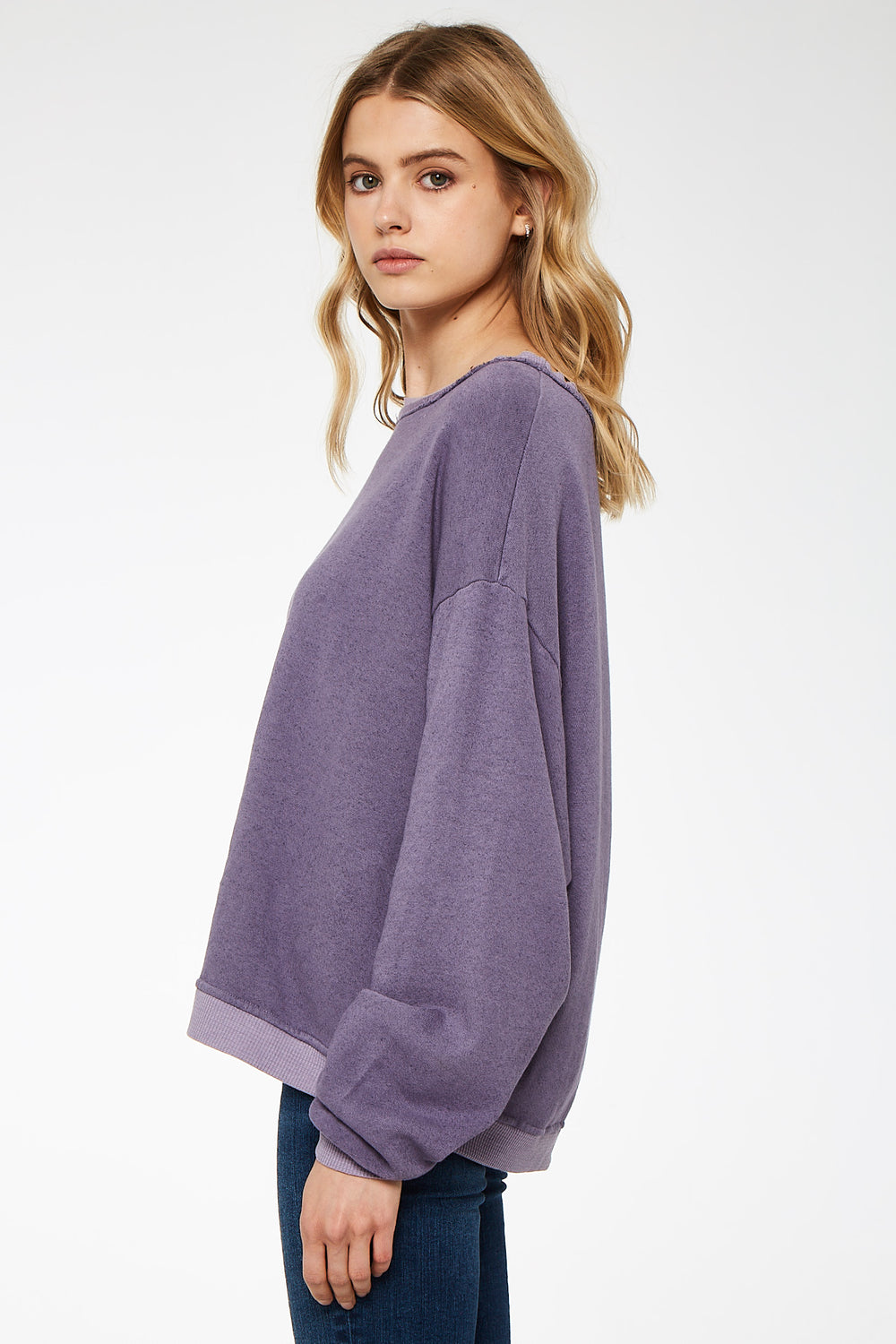 SOKO THERMAL TRIM SWEATSHIRT - Kingfisher Road - Online Boutique