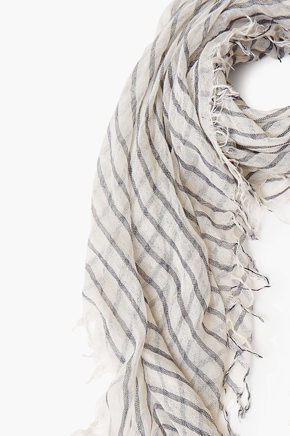 JET STREAM STRIPE CASHMERE SILK SCARF - Kingfisher Road - Online Boutique