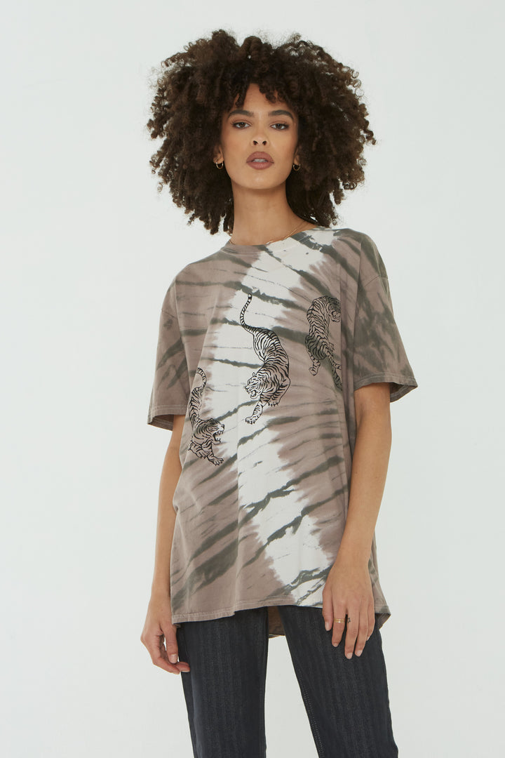 TIGERS OVERSIZED TEE - Kingfisher Road - Online Boutique