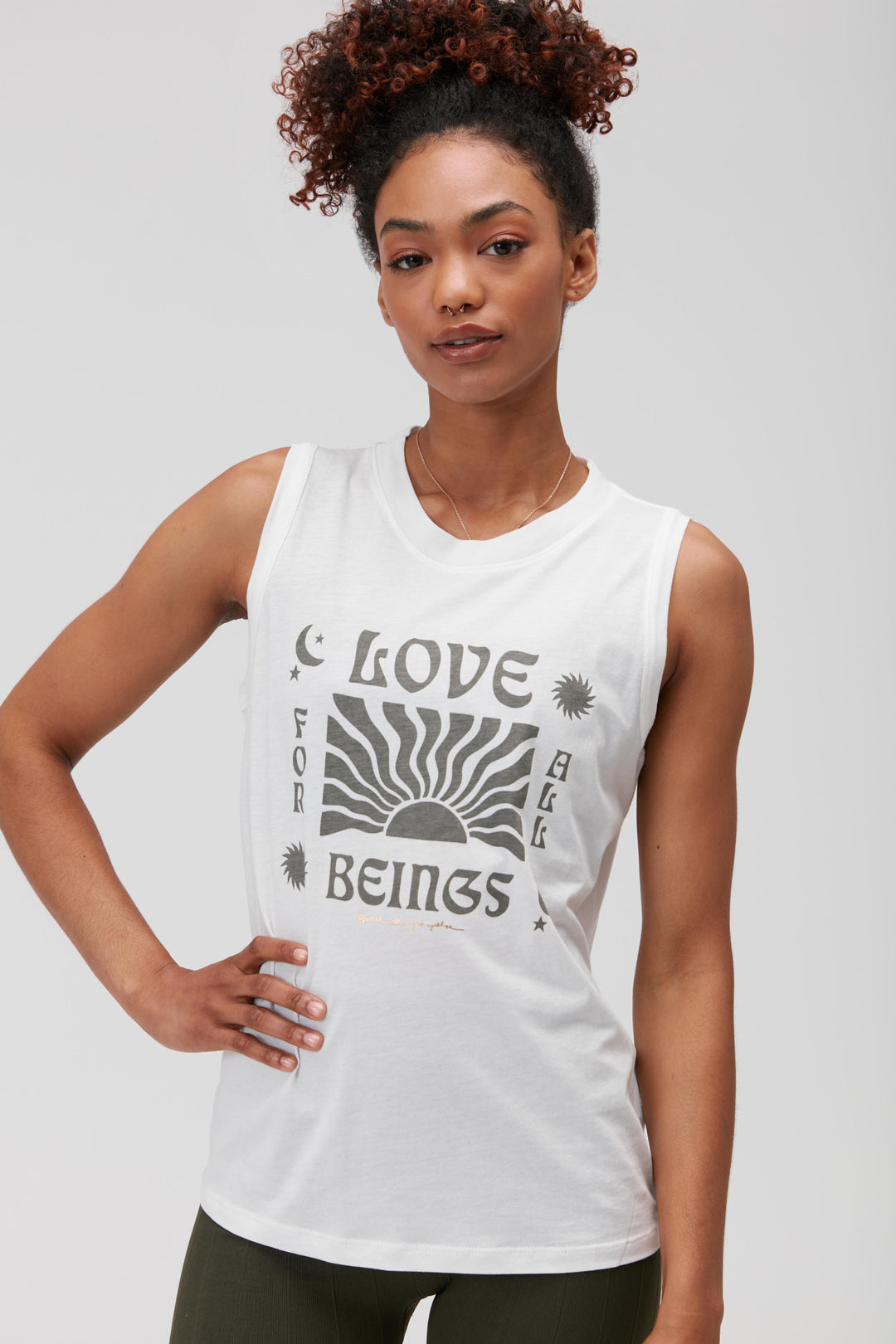 ALL BEINGS ESSENTIAL TANK - STONE - Kingfisher Road - Online Boutique