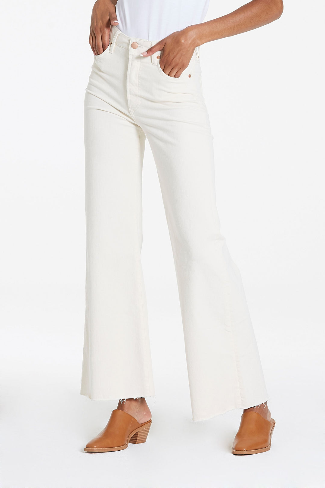 FIONA SKINNY WIDE LEG PANT-WHEAT - Kingfisher Road - Online Boutique