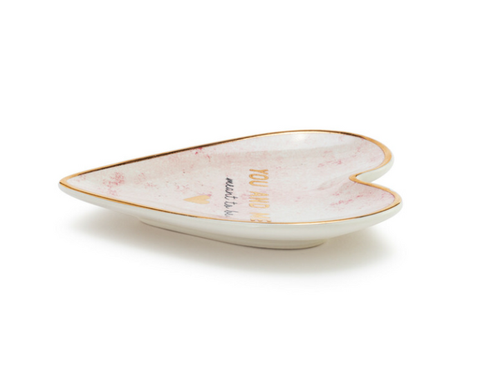 MEANT TO BE ART HEART TRINKET DISH - Kingfisher Road - Online Boutique