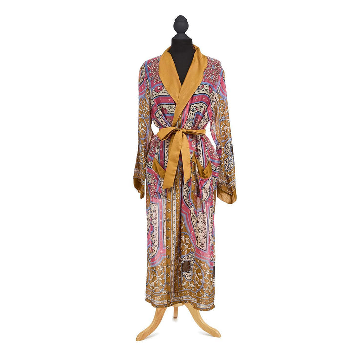 INDIAN SUMMER ROBE GOWN WITH TIE - Kingfisher Road - Online Boutique