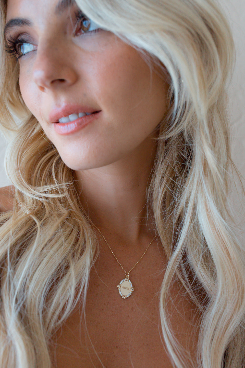 PERFECT PEACE NECKLACE-WHITE - Kingfisher Road - Online Boutique