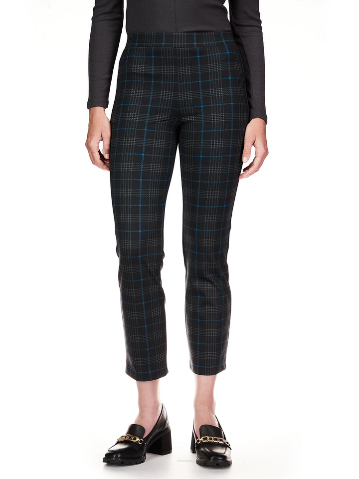 CARNABY KICK CROP - BLUE MOON PLAID - Kingfisher Road - Online Boutique