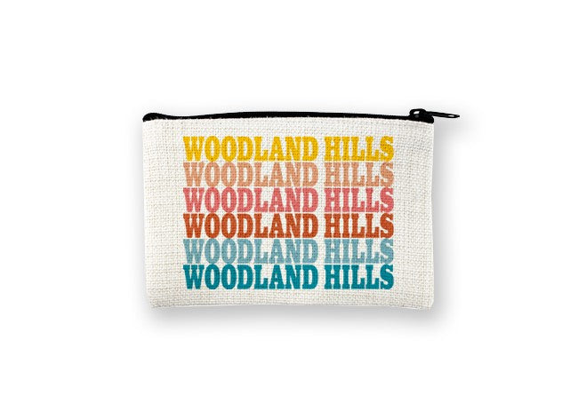 SUNSET GRAPHICS SMALL POUCH-WOODLAND HILLS - Kingfisher Road - Online Boutique