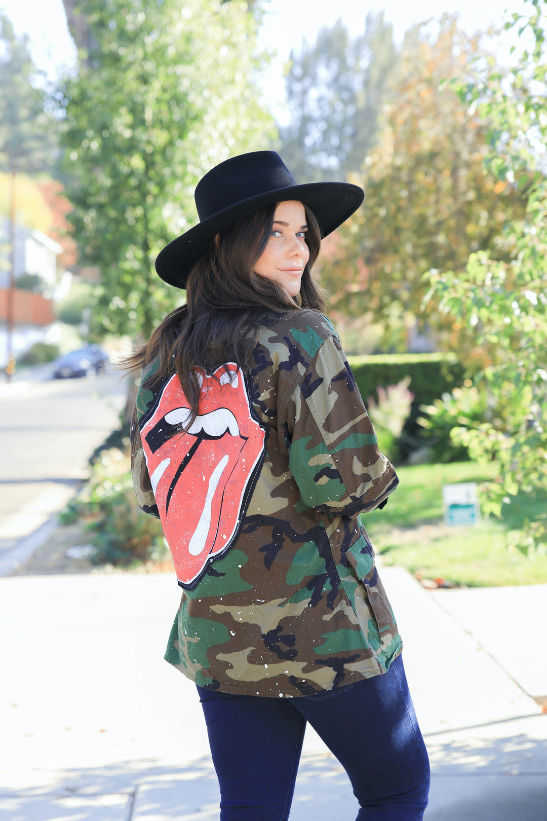 ROLLING STONES CAMO JACKET - Kingfisher Road - Online Boutique