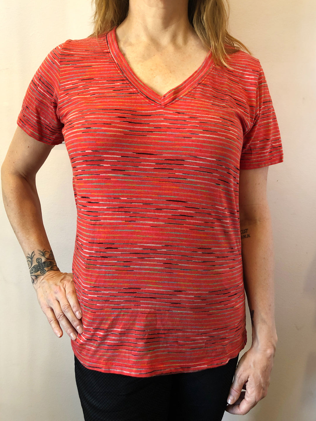 Ross V-Neck Tee - Charm - Kingfisher Road - Online Boutique