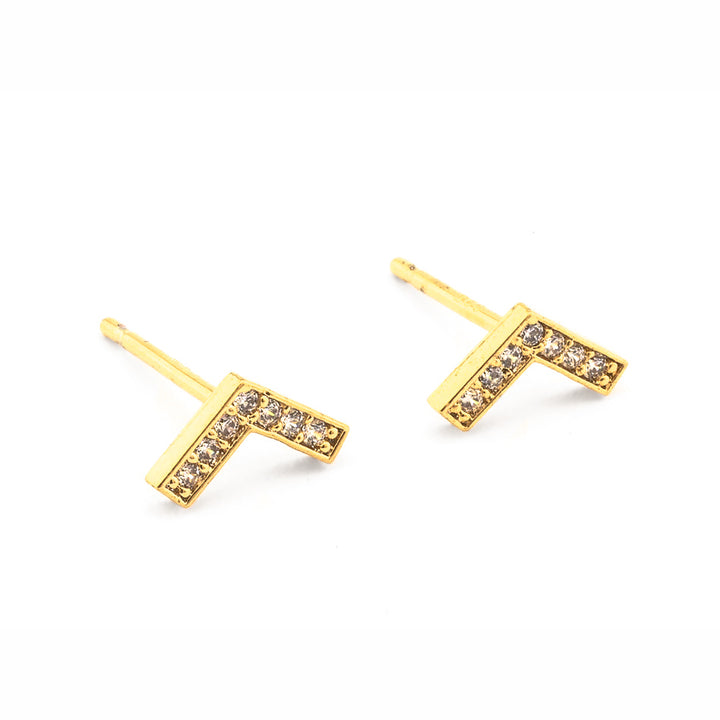 V POST EARRING - Kingfisher Road - Online Boutique