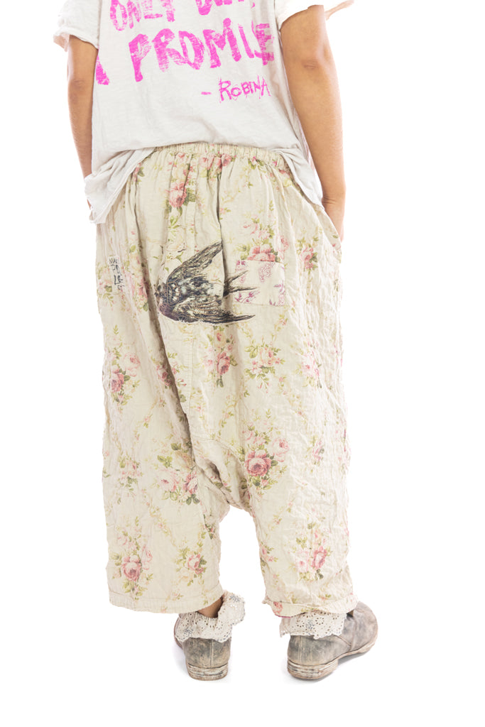 FLORAL PATCHWORK GARCON PANTS-RONIN - Kingfisher Road - Online Boutique