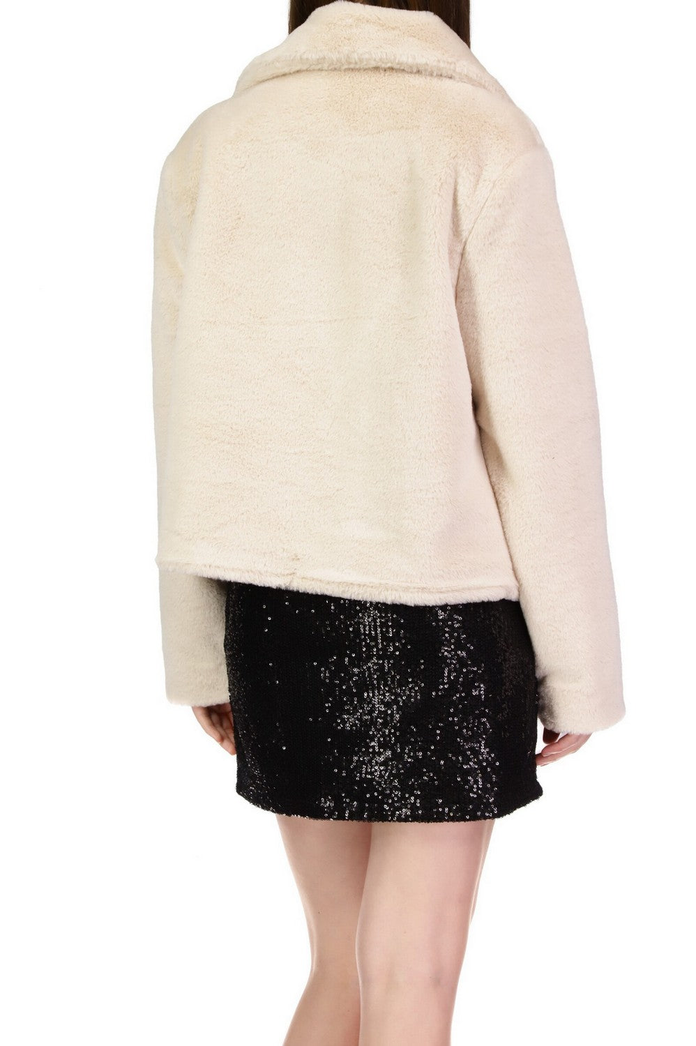 GOING OUT FUR COAT - CHAMPAGNE - Kingfisher Road - Online Boutique