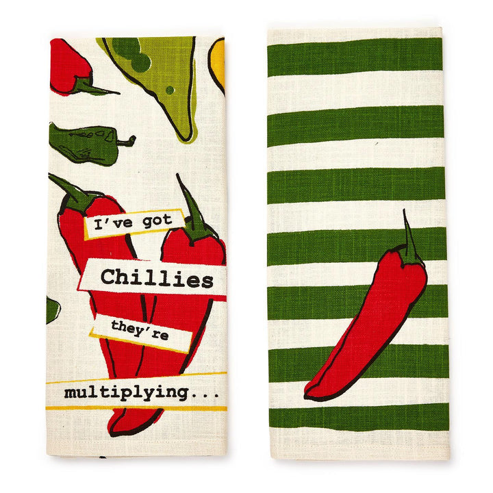 TEA TIME DISH TOWEL SET OF 2 - Kingfisher Road - Online Boutique