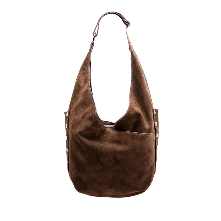 TOM ZIP-ESPRESSO SUEDE/GUNMETAL - Kingfisher Road - Online Boutique