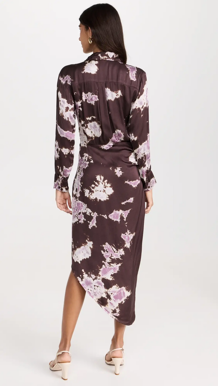 AIMEE DRESS-ELDERBERRY CRYSTAL WASH - Kingfisher Road - Online Boutique