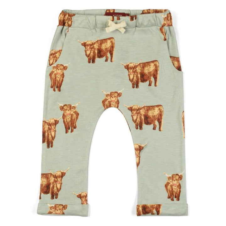 HIGHLAND COW BAMBOO JOGGER PANT - Kingfisher Road - Online Boutique