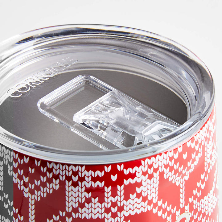 12oz STEMLESS-FAIRISLE RED - Kingfisher Road - Online Boutique