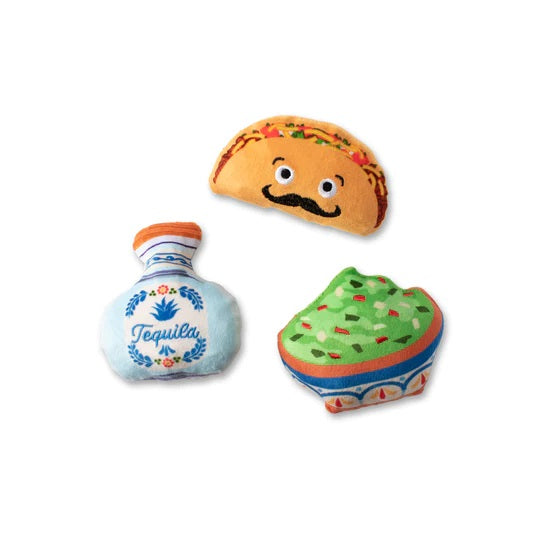 TACO TUESDAY 3pc DOG TOY SET - Kingfisher Road - Online Boutique