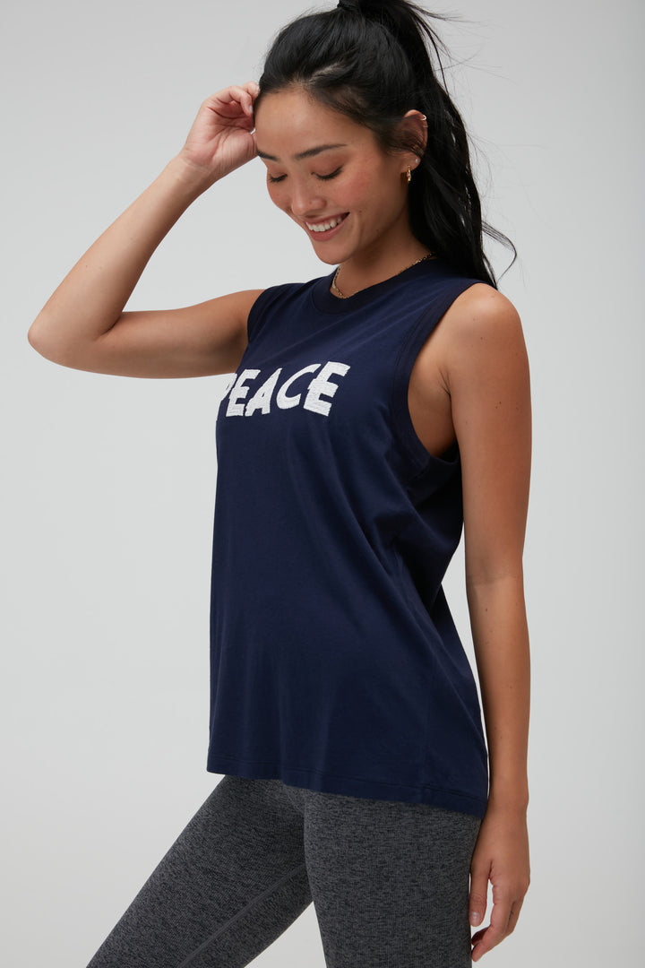 PEACE ESSENTIAL TANK - MIDNIGHT SKY - Kingfisher Road - Online Boutique