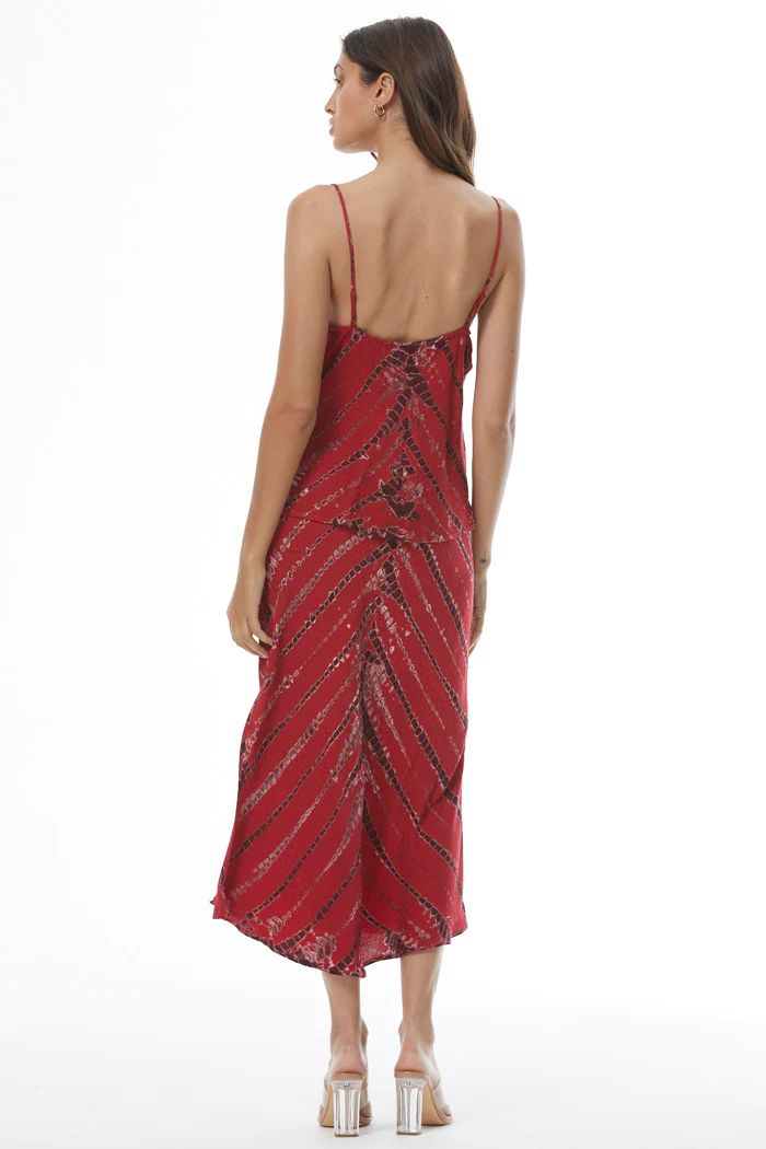 EMMET TANK-RED VELVET SAVANNAH - Kingfisher Road - Online Boutique