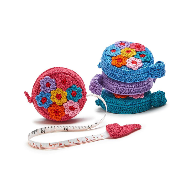 FLORIBUNDA HAND-CROCHETED MEASURING TAPE - Kingfisher Road - Online Boutique