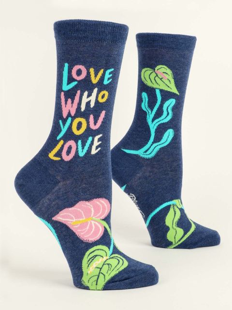 LOVE WHO YOU LOVE CREW SOCKS - Kingfisher Road - Online Boutique