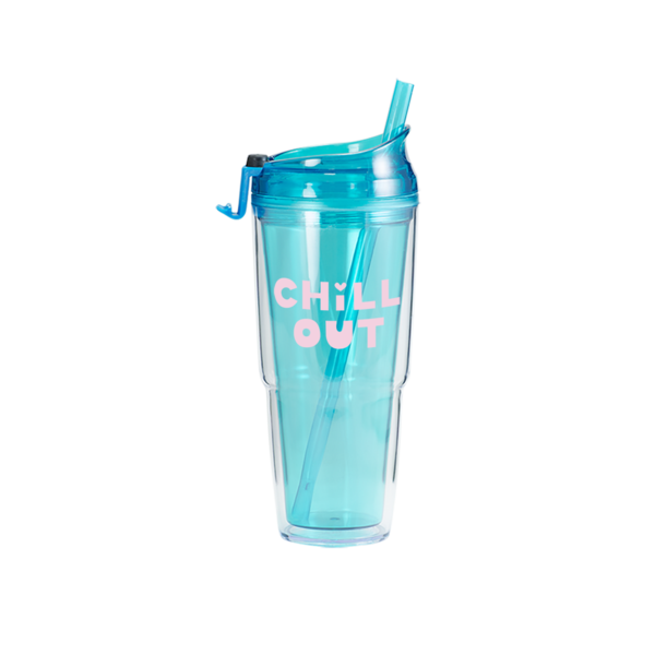 Chill Out Aqua Tumbler - Kingfisher Road - Online Boutique