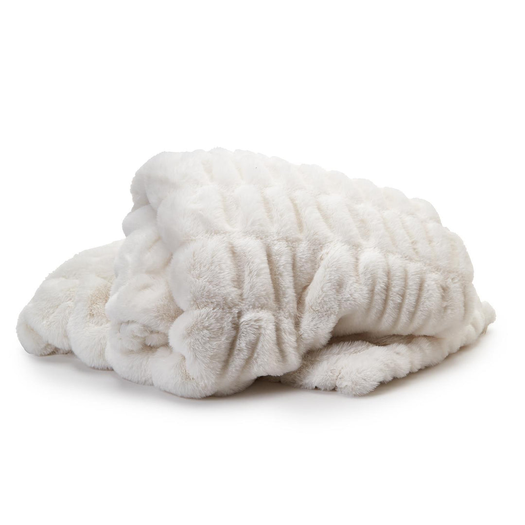 PLUSH FAUX FUR THROW - Kingfisher Road - Online Boutique