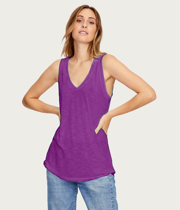 U-Neck Tank - Pearl Glam - Kingfisher Road - Online Boutique
