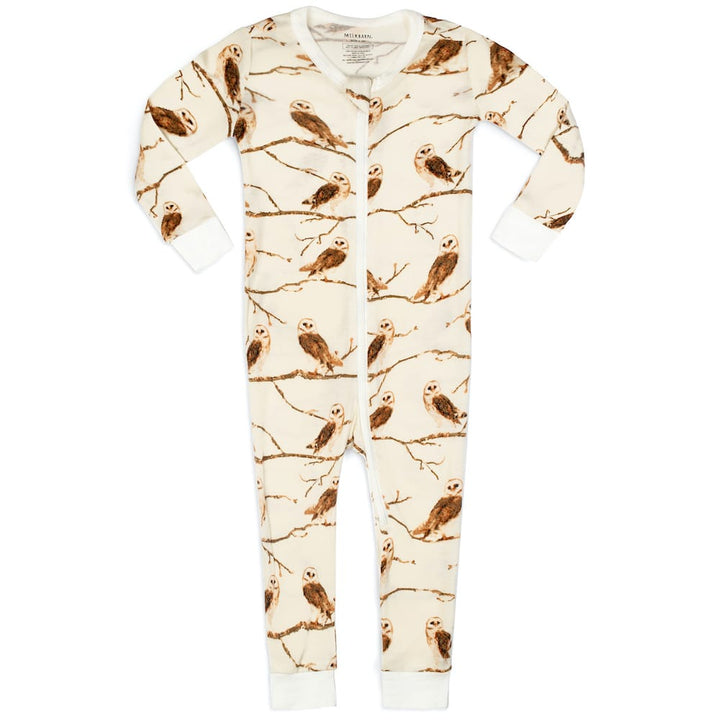 BAMBOO OWL  ZIPPER PAJAMA - Kingfisher Road - Online Boutique