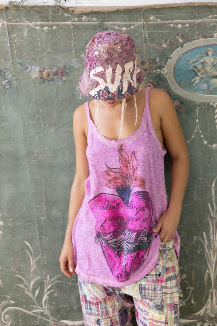 Kingfisher Road Magnolia Pearl ASH LANA TANK-ALLIUM