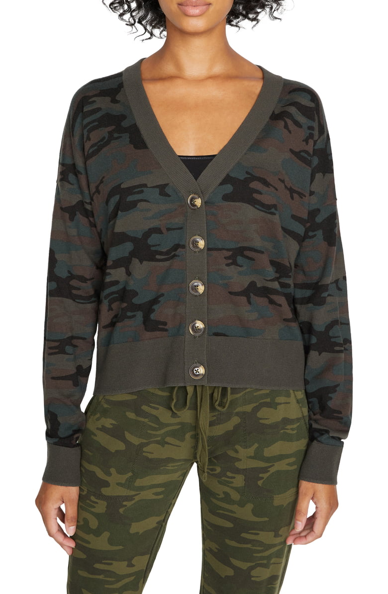 Let's Hang Cardigan - Forest Camo - Kingfisher Road - Online Boutique