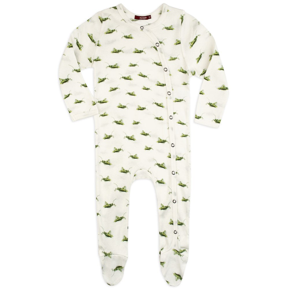 ORGANIC FOOTED GRASSHOPPER ROMPER - Kingfisher Road - Online Boutique