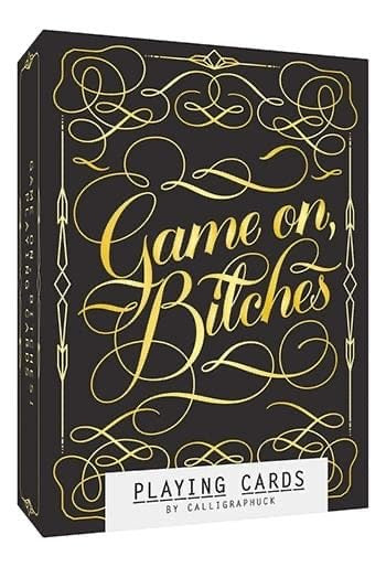 GAME ON, B*TCHES PLAYING CARDS - Kingfisher Road - Online Boutique