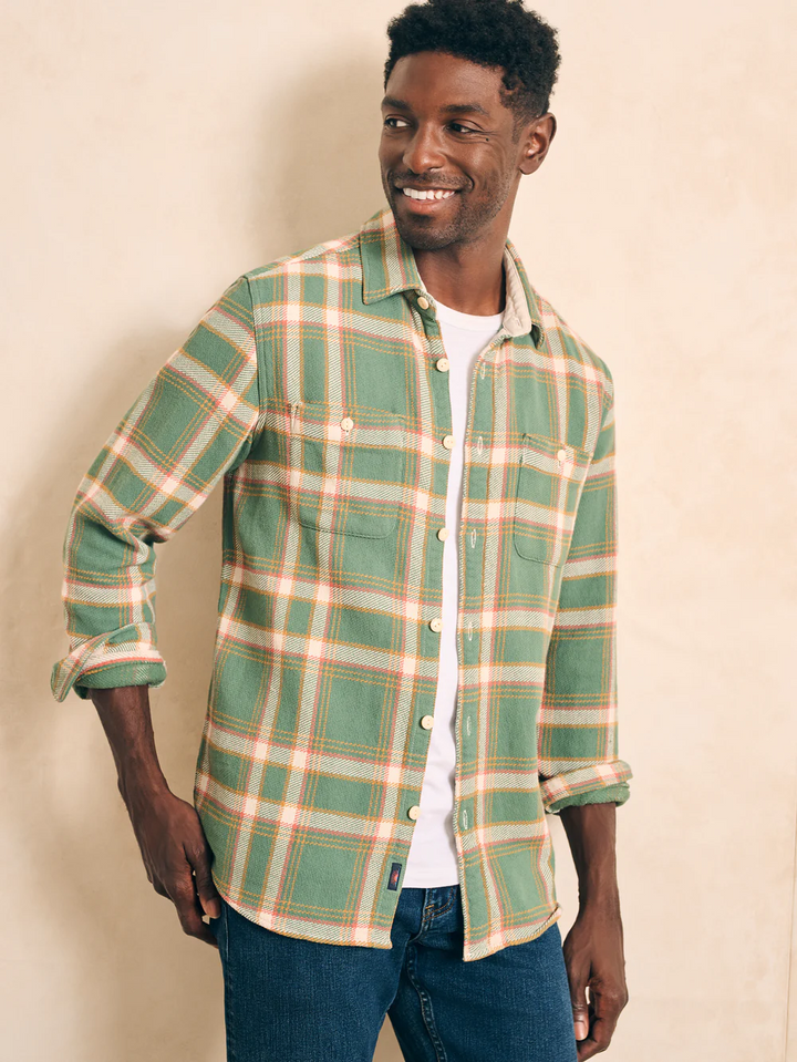 THE SURF FLANNEL - CEDAR VALLEY PLAID - Kingfisher Road - Online Boutique