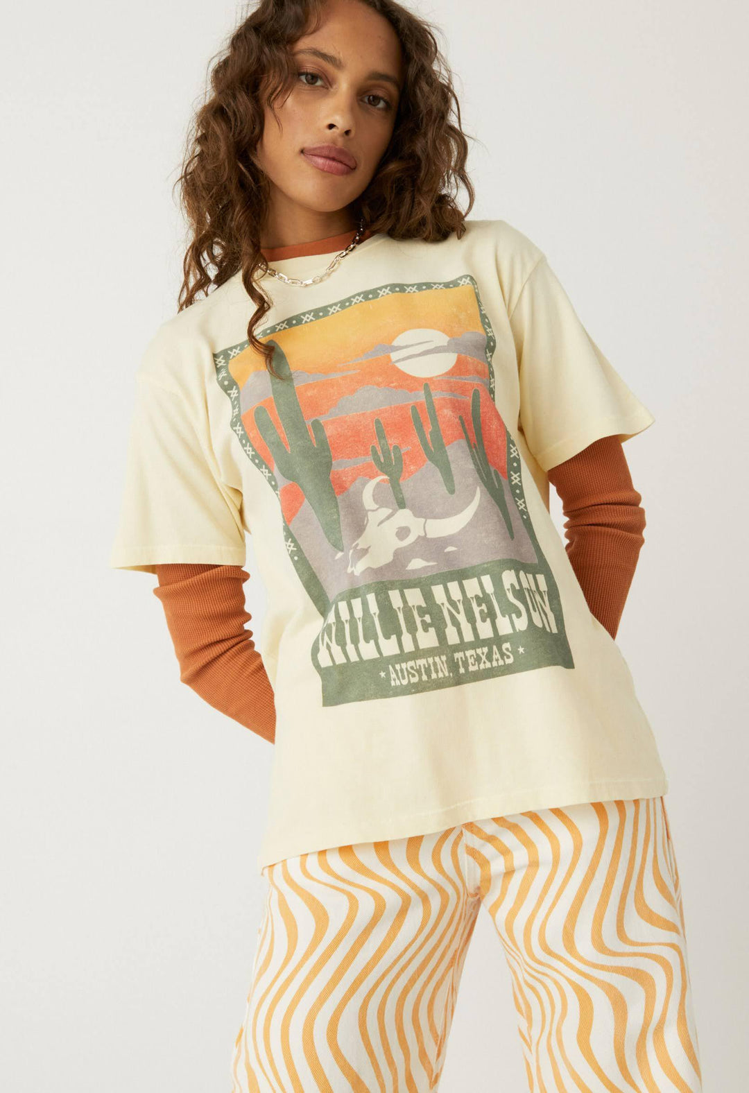 WILLIE NELSON AUSTIN TEXAS TEE - Kingfisher Road - Online Boutique