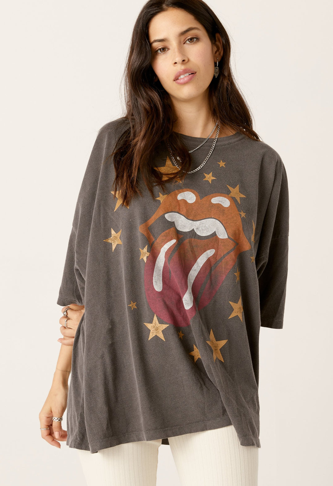 ROLLING STONES ONE SIZE TEE - Kingfisher Road - Online Boutique
