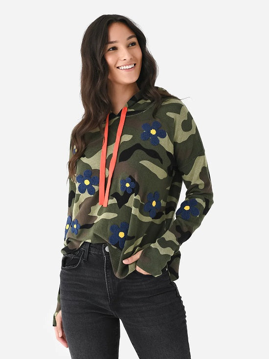 CAMO DAISY HOODIE - MILITARY - Kingfisher Road - Online Boutique