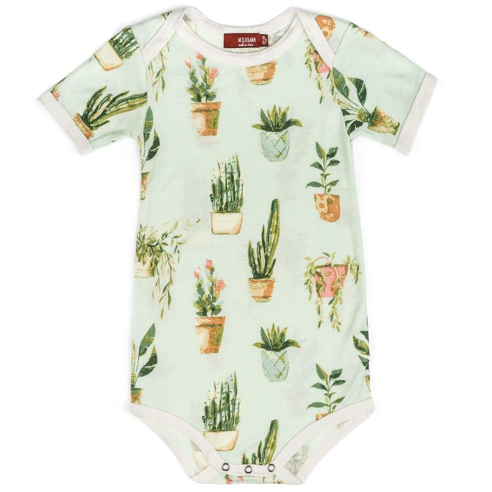 POTTED PLANTS BAMBOO ONESIE - Kingfisher Road - Online Boutique