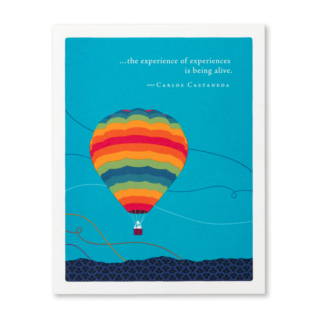 THE EXPERIENCE OF EXPERIENCES CARD - Kingfisher Road - Online Boutique