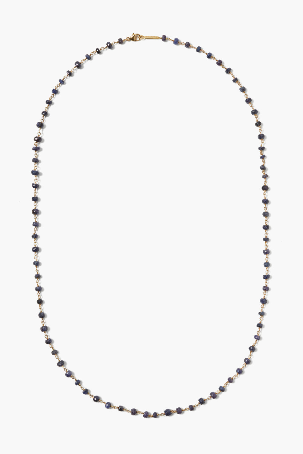 WIRE-WRAPPED NECKLACE-BLUE SAPPHIRE - Kingfisher Road - Online Boutique