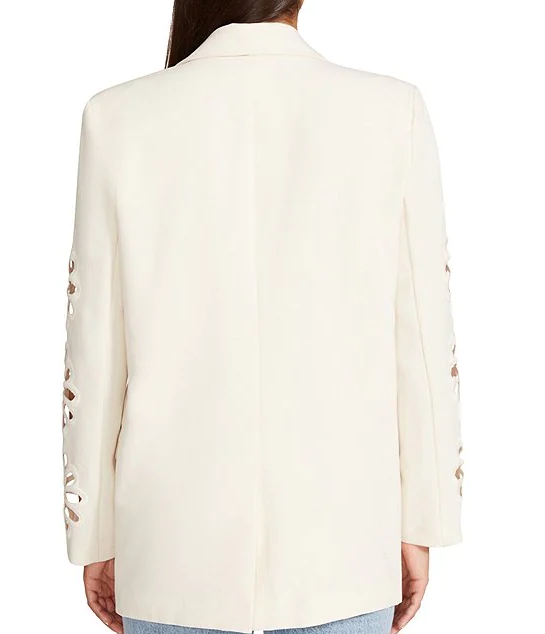 P AND EYELET OUT BLAZER - Kingfisher Road - Online Boutique