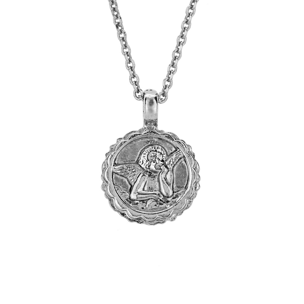 GUARDIAN ANGEL PENDANT-PURPLE AQUA - Kingfisher Road - Online Boutique