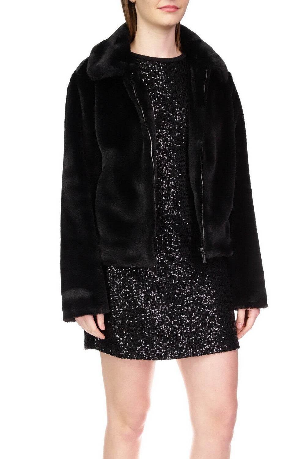 GOING OUT FUR COAT - BLACK - Kingfisher Road - Online Boutique