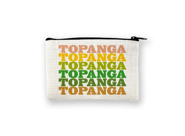 NATURE GRAPHICS SMALL POUCH-TOPANGA - Kingfisher Road - Online Boutique