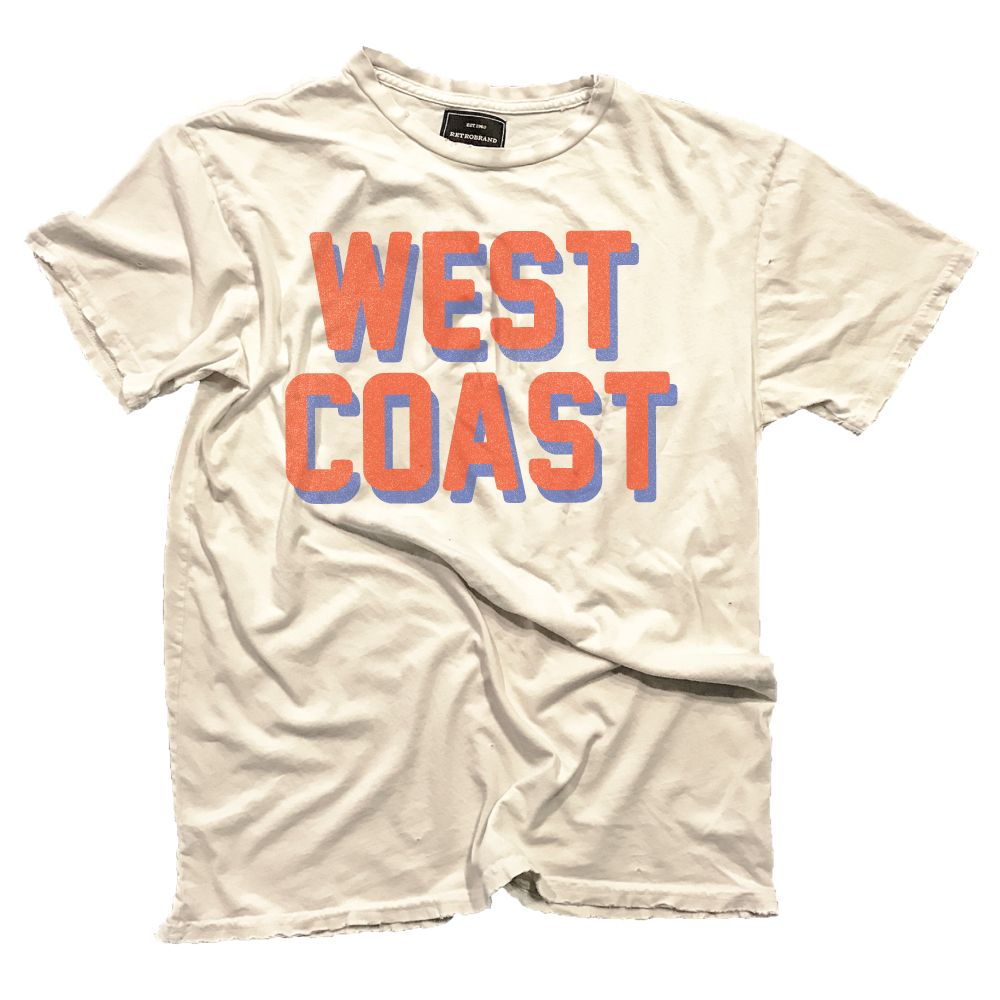 WEST COAST TEE - ANTIQUE WHITE - Kingfisher Road - Online Boutique