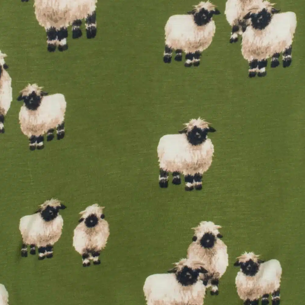 VALAIS SHEEP BAMBOO FOOTED ROMPER - Kingfisher Road - Online Boutique