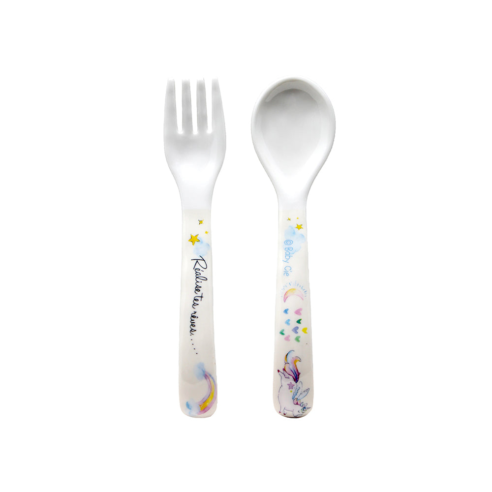 "REALIZE YOUR DREAMS" FORK & SPOON - Kingfisher Road - Online Boutique