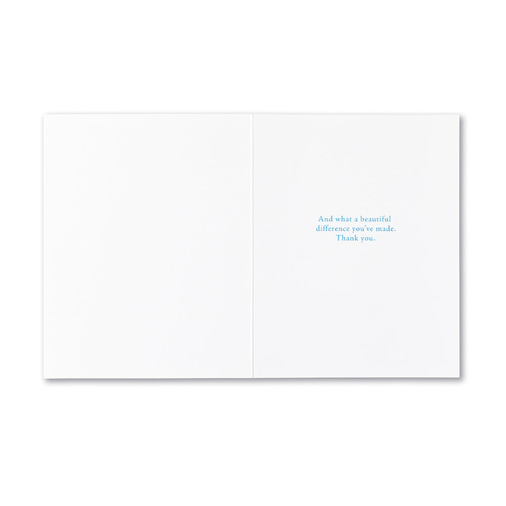 "Beauty Lives With Kindness" Thank You Card - Kingfisher Road - Online Boutique
